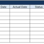 6 Project Status Report Template Excel Download XLS