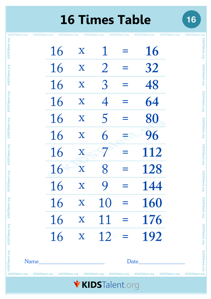 60 PDF MULTIPLICATION TABLE IN 16 PRINTABLE DOWNLOAD ZIP DOCX
