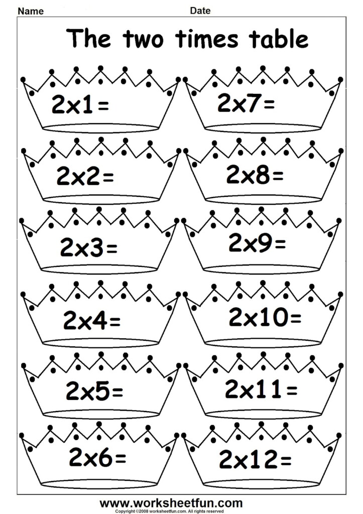 Arab Unity School Grade 1 D Blog Multiplication Worksheet