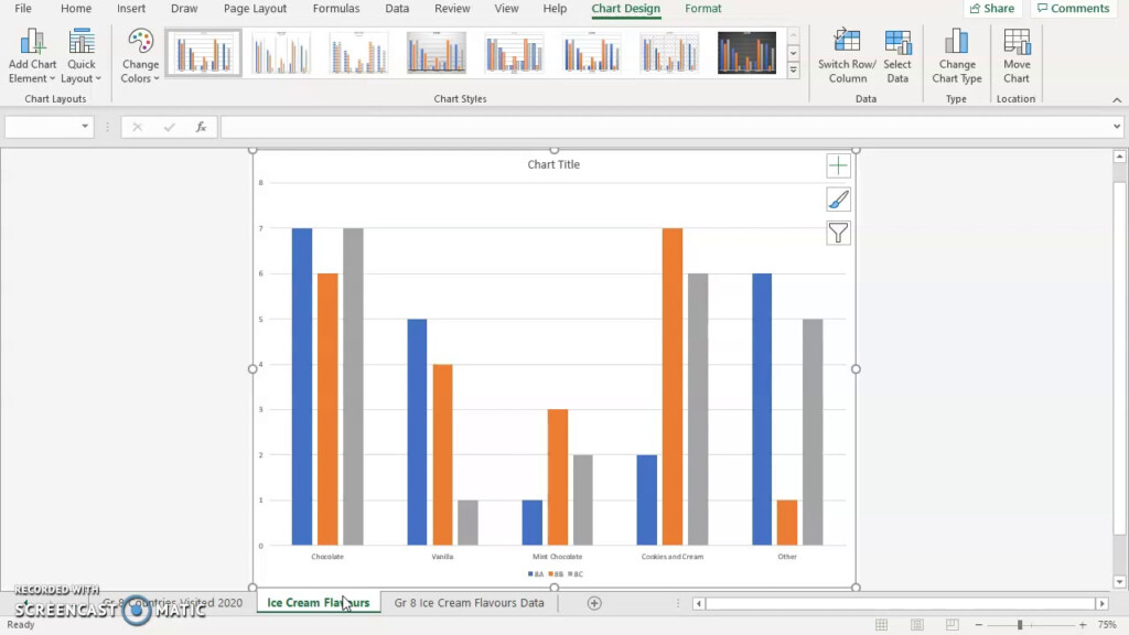 Creating Multiple Bar Graphs With Excel YouTube