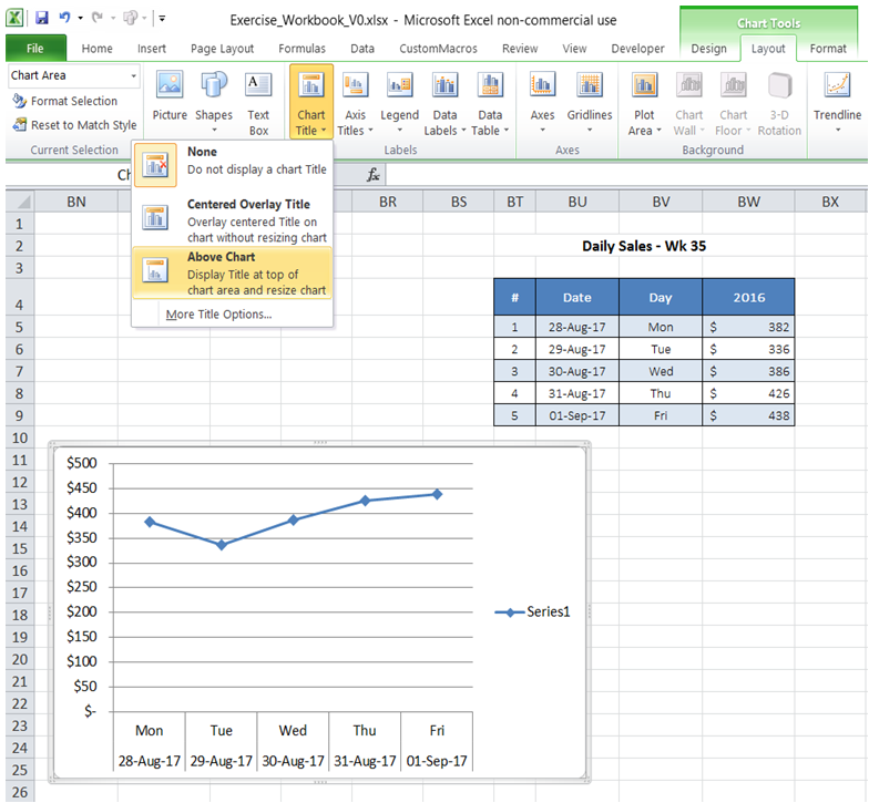 ExcelMadeEasy Link Chart Title And Cell Value In Excel