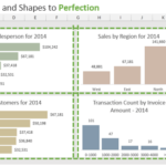 How To Copy And Align Charts And Shapes In Excel