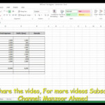 MS Excel For Beginners Lecture 2 Subtraction Multiplication