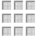 Multiplication Tables To 49 Four Per Page A Multiplication Worksheet