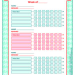 Printable Chore Chart Multiple Kids The Joyful Organizer