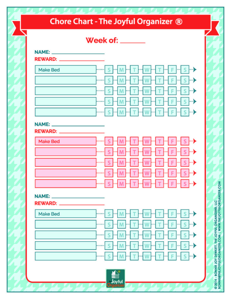 Multiple Child Chore Chart Printable 2024 - Multiplication Chart Printable