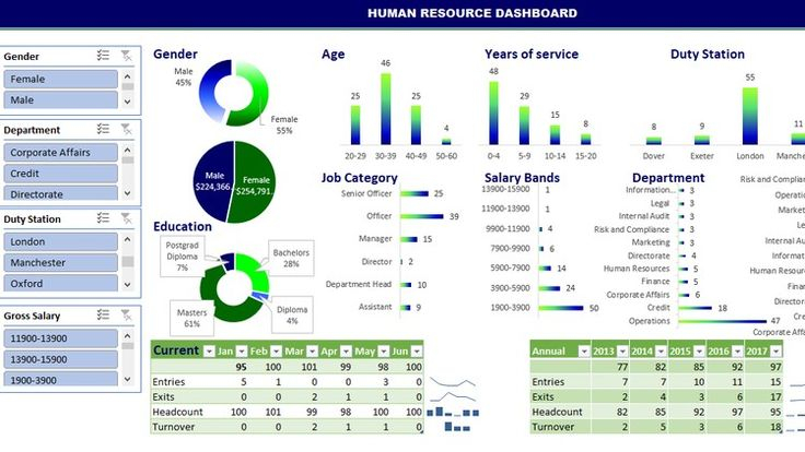 Building Dynamic Interactive Human Resource Dashboard Excel Course 