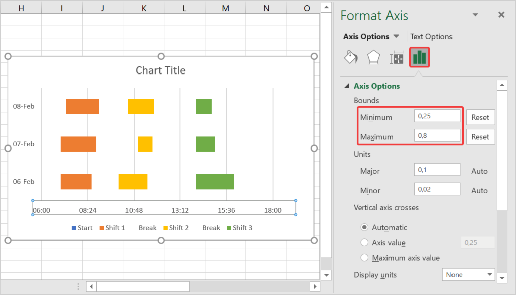 Create A Bar Chart In Excel With Start Time And Duration Knowl365