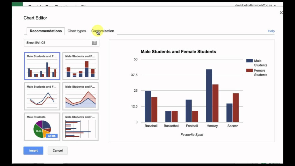 Create A Double Bar Graph With Google Sheets YouTube
