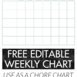 Editable Chore Charts For Multiple Children FREE Charts For Littles