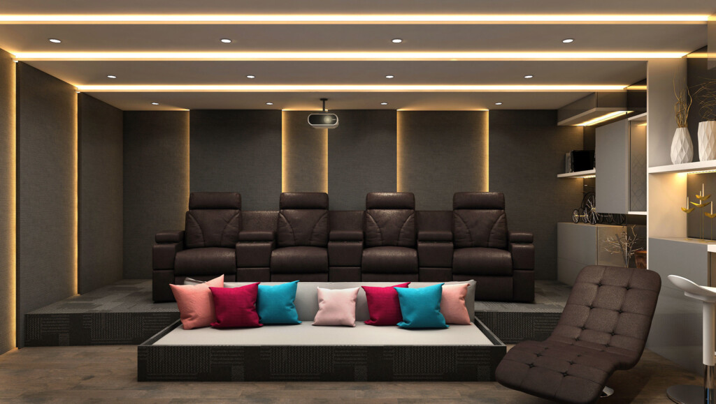 Home Theatre And Bar 3D CGTrader