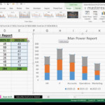 How To Create 2D Stacked Column Chart In MS Office Excel 2016 YouTube