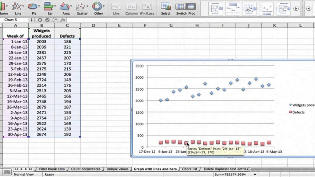 How To Put Two Sets Of Data On One Graph In Excel Using Excel YouTube