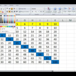 How To Quickly Create Multiplication Table In MS Excel YouTube