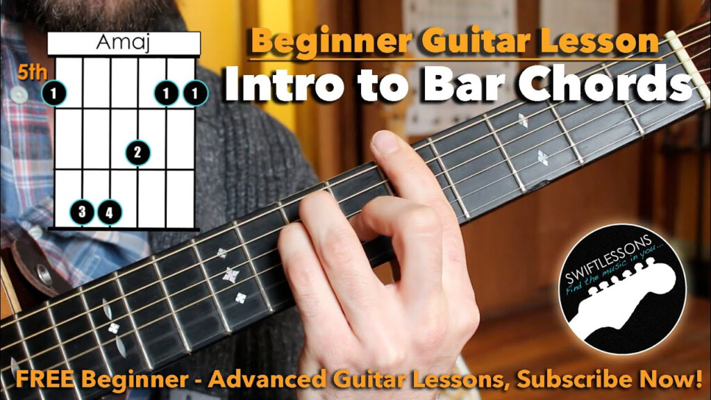 How To REALLY Play Bar Chords A Beginner Guitar Tutorial YouTube