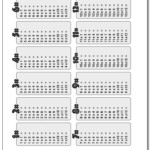Multiplication Table Worksheet 1 12 Multiplication Table Worksheet 1