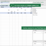Use The Field List To Arrange Fields In A PivotTable Excel