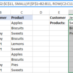 Vlookup Multiple Values Excel Formula Example