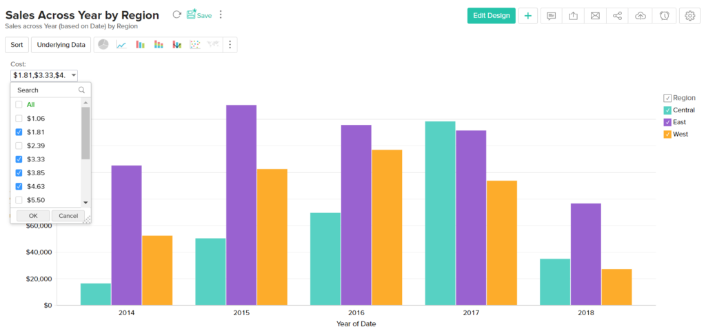 Working With Charts