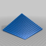 Customized Multiplication Table 16x16 Free 3D Model 3D Printable stl