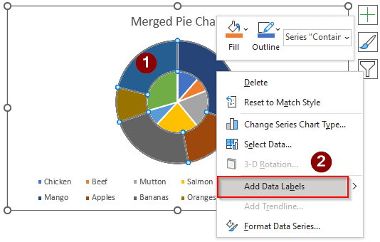 Excel 2 Pie Charts Side By Side AniqReevah