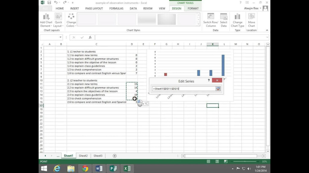 Excel 2013 Comparing Two Sets In The Same Graph YouTube