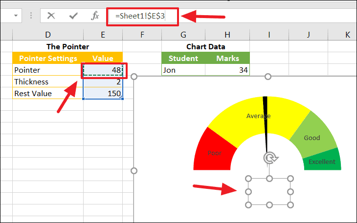 How To Create Gauge Chart In Excel All Things How