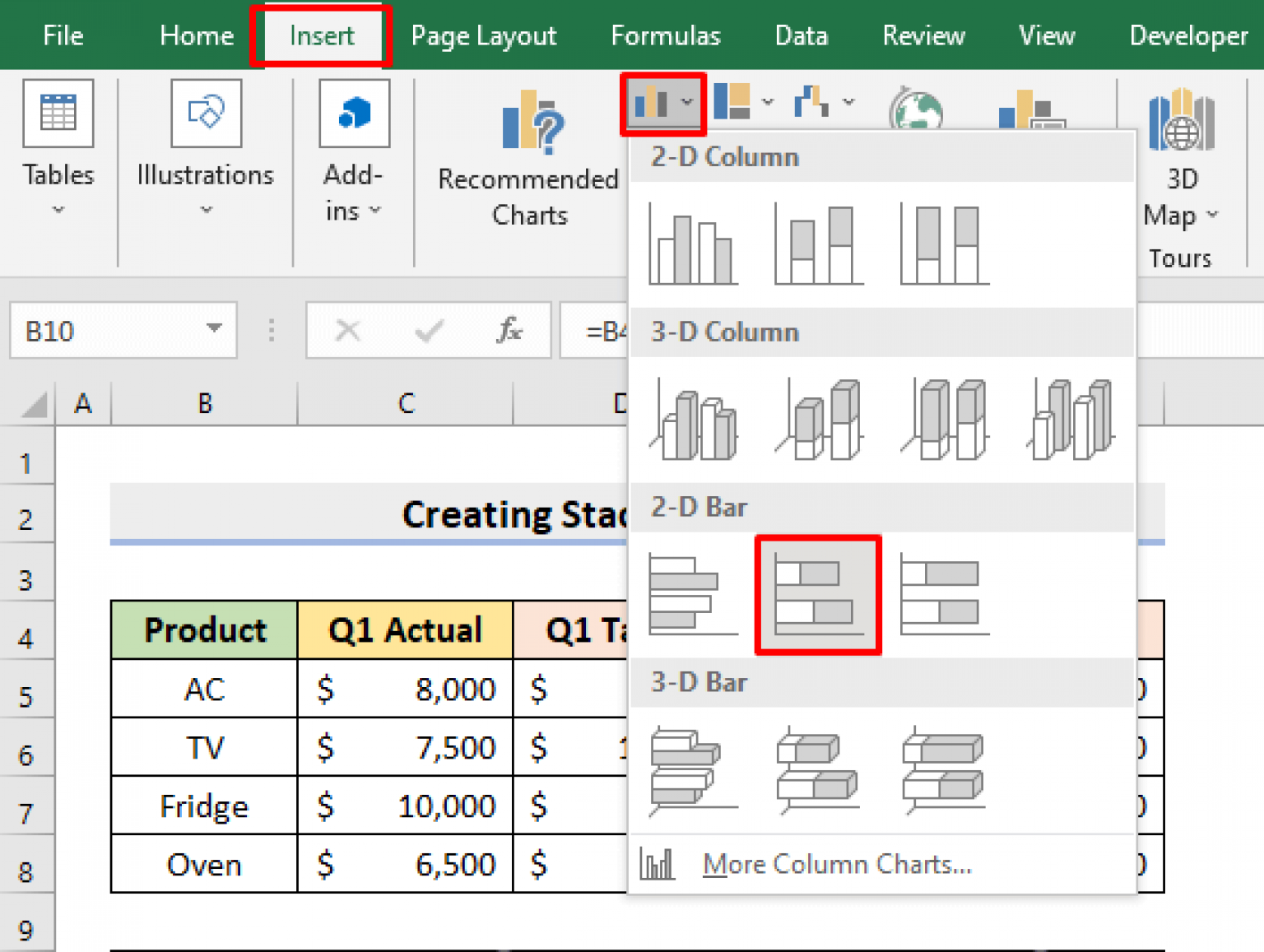 how-to-create-multiple-stacked-bar-chart-in-excel-2010-2024