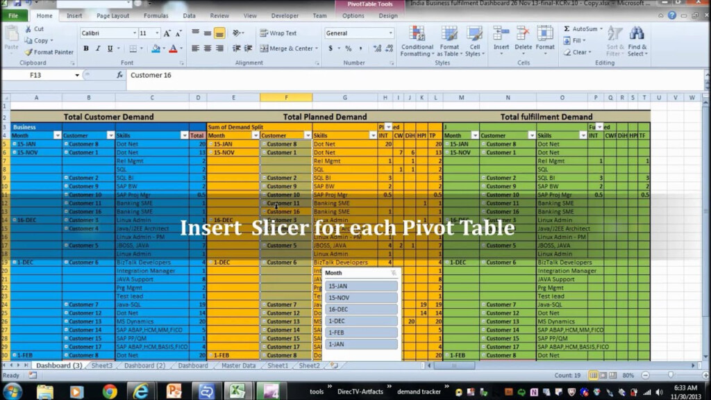 How To Link Multiple Pivot Tables In Excel YouTube