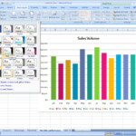 Multi Colored Excel Charts Projectwoman