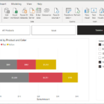 POWER BI SLICER WITH AND CONDITION TO FILTER STACKED BAR CHART FOR