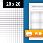 Printable Blank Multiplication Chart 1 20 Free Memozor
