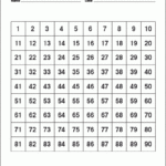 Printable Number Chart 1 90 Class Playground